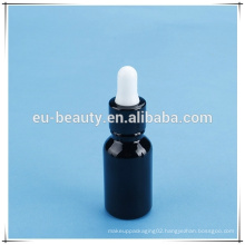 Black coating essential oil bottle black aluminium dropper cap